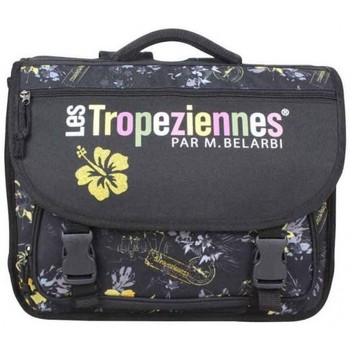 Sacs Enfant Cartables Les Tropéziennes par M Belarbi Cartable Tropéziennes 38 cm motif fleur Wissant Noir Multicolore