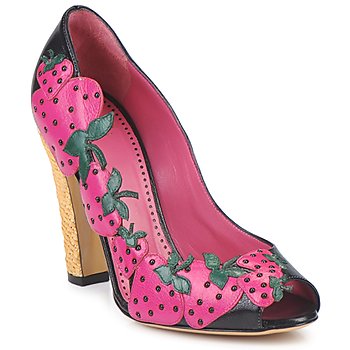 Chaussures Femme Escarpins Moschino Cheap & CHIC ALBIZIA ROSE-NOIR-VERT