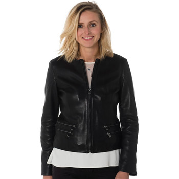 Vêtements Femme Vestes en cuir / synthétiques Cityzen ANDRIA BLACK Noir