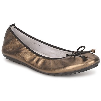 Chaussures Femme Ballerines / babies Mac Douglas ELIANE Bronze / Noir Verni