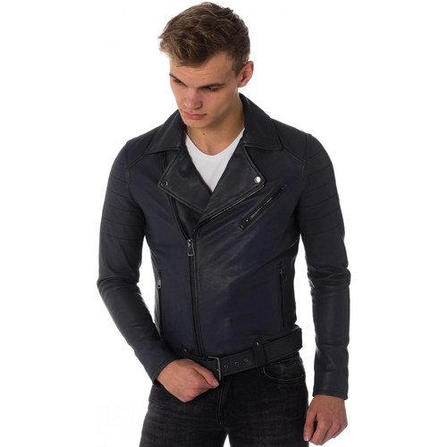 Vêtements Homme Vestes en cuir / synthétiques Cityzen STARMEN NAVY ZZ40 Bleu