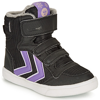 Chaussures Fille Baskets montantes hummel STADIL POLY BOOT MID JR Noir