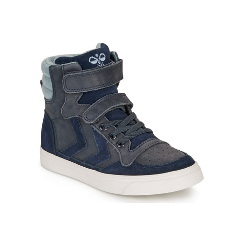 Chaussures Enfant Baskets montantes hummel STADIL WINTER HIGH JR Bleu