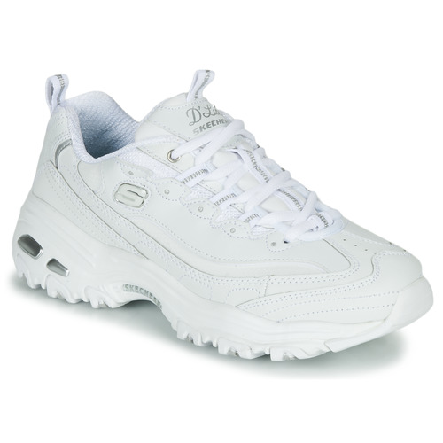 Chaussures Femme Baskets basses Skechers D'LITES Blanc