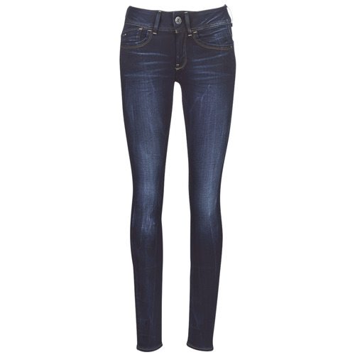 Vêtements Femme Jeans skinny G-Star Raw LYNN MID SKINNY WMN Bleu Faded Blue