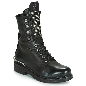 Chaussures Femme Boots Airstep / A.S.98 BRET METAL Noir