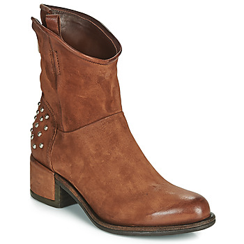 Chaussures Femme Boots Airstep / A.S.98 OPEA STUDS Camel