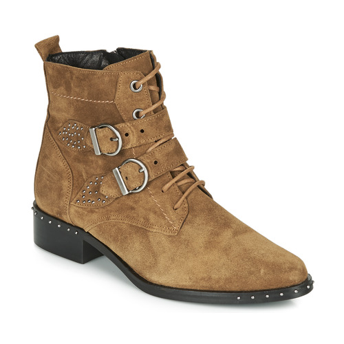 Chaussures Femme Boots Philippe Morvan SWAG V4 CRTE VEL Camel