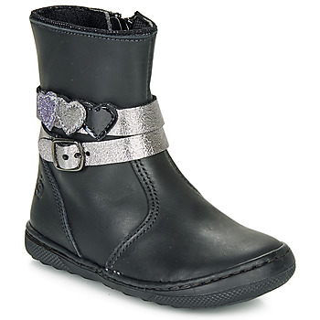 Chaussures Fille Boots Citrouille et Compagnie LOMINE Noir