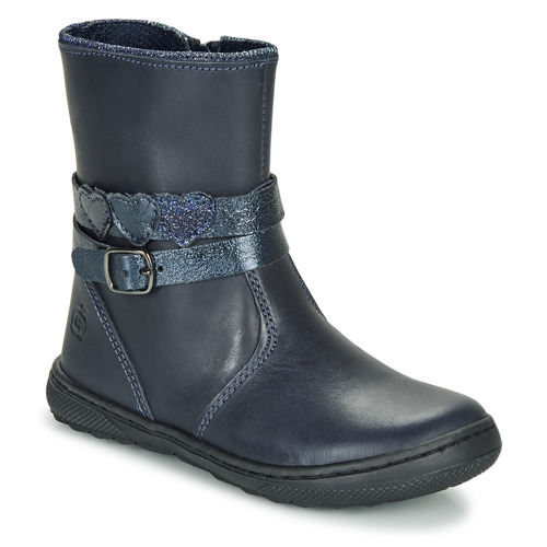 Chaussures Fille Boots Citrouille et Compagnie LOMINE Bleu