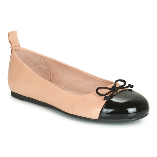 Chaussures Fille Ballerines / babies Citrouille et Compagnie LIOGE Nude / Noir