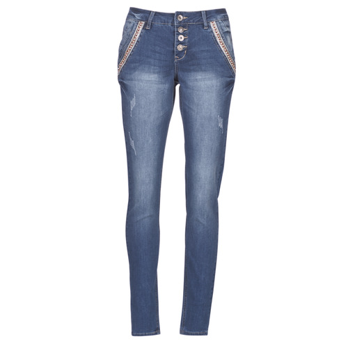 Vêtements Femme Jeans droit Cream DICTE Bleu