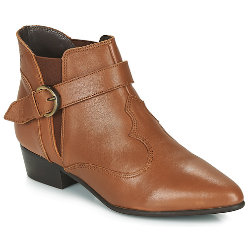 Chaussures Femme Boots Betty London LYDWINE Cognac