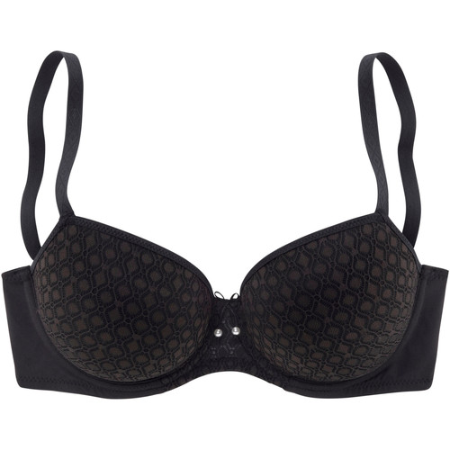 Sous-vêtements Femme Corbeilles & balconnets Lascana Soutien-gorge préformé Estella Noir