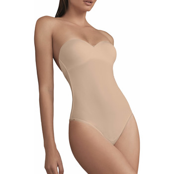 Sous-vêtements Femme Bodys Selmark Body préformé invisible Etna Beige