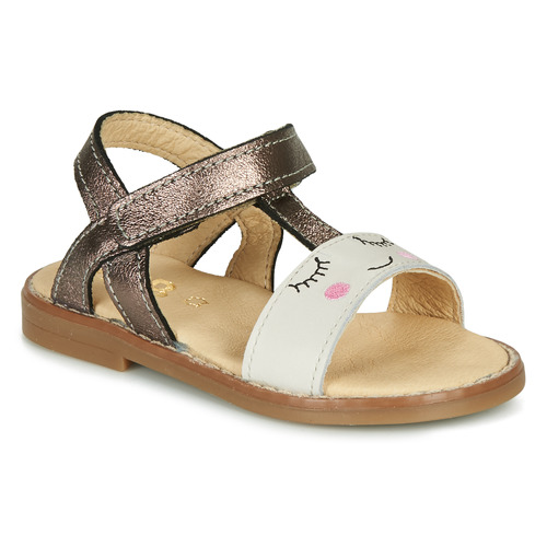 Chaussures Fille Sandales et Nu-pieds GBB NAZETTE Beige / Bronze