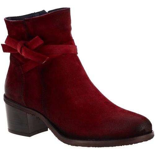 Chaussures Femme Bottines Dorking 7335 Rouge