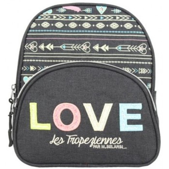 Sacs Enfant Cartables Les Tropéziennes par M Belarbi Petit sac à dos XS Tropéziennes motif ethnique Love Noir Multicolore