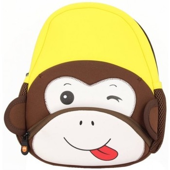 Sacs Enfant Cartables Maskot Petit sac à dos enfant  Trafikot le Singe Jaune Multicolore