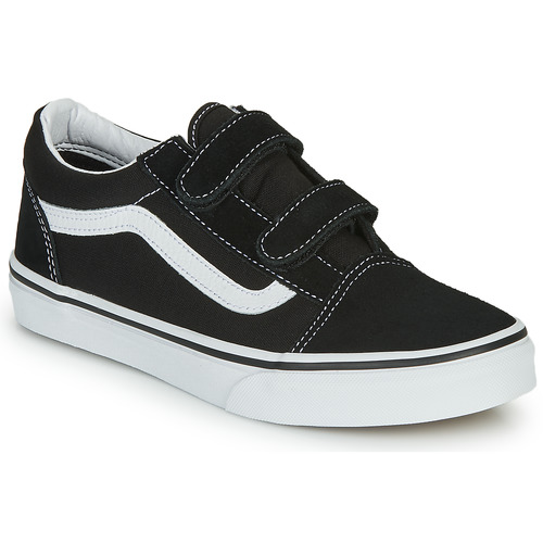 Chaussures Enfant Baskets basses Vans OLD SKOOL Noir / Blanc