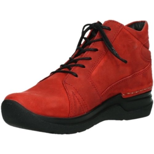 Chaussures Femme Bottes Wolky  Rouge