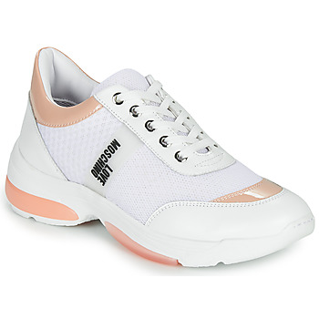 Chaussures Femme Baskets basses Love Moschino RUNNINLOVE Blanc / Rose