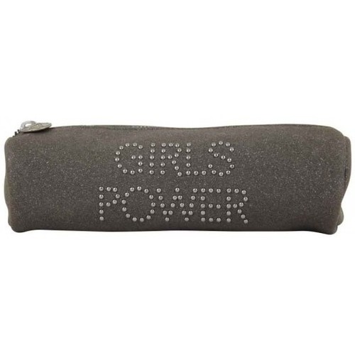 Sacs Enfant Cartables Girls Power Trousse  Star clouté et effet pailleté Gris Multicolore