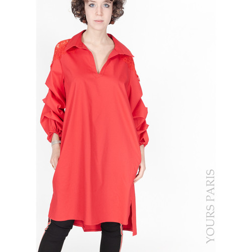 Vêtements Femme Robes Yours Paris MARION Rouge