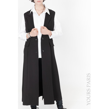 Vêtements Femme Gilets / Cardigans Yours Paris ANIE NOIR