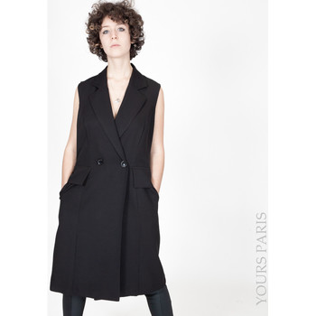 Vêtements Femme Gilets / Cardigans Yours Paris JULIA NOIR