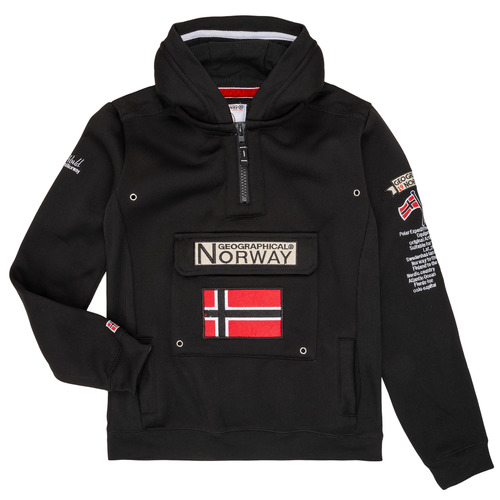 Vêtements Garçon Sweats Geographical Norway GYMCLASS Noir