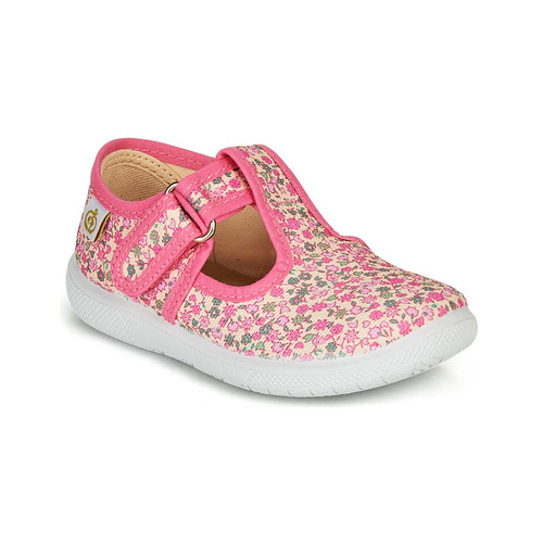 Chaussures Fille Ballerines / babies Citrouille et Compagnie MATITO Rose multicolore