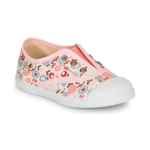 Chaussures Fille Baskets basses Citrouille et Compagnie RIVIALELLE Rose / Multicolore