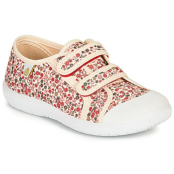 Chaussures Fille Baskets basses Citrouille et Compagnie GLASSIA Ecru / Multicolore