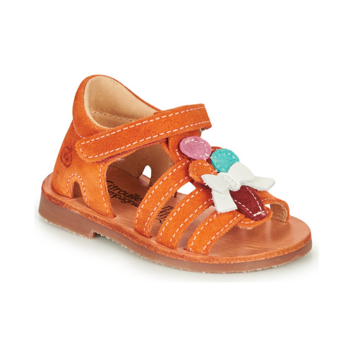 Chaussures Fille Sandales et Nu-pieds Citrouille et Compagnie MIETTE Orange