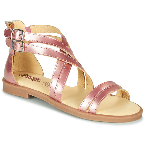 Chaussures Fille Sandales et Nu-pieds Citrouille et Compagnie IMOURAT Rose gold