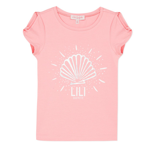 Vêtements Fille T-shirts manches courtes Lili Gaufrette KATIA Blush