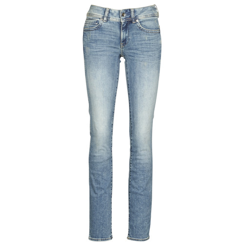 Vêtements Femme Jeans droit G-Star Raw MIDGE MID STRAIGHT WMN Bleu