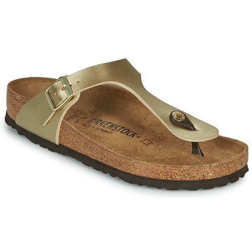 Chaussures Femme Tongs Birkenstock GIZEH Doré