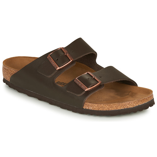 Chaussures Mules Birkenstock ARIZONA LEATHER Marron