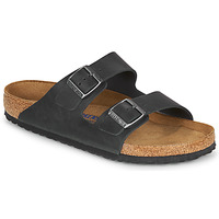 Chaussures Mules Birkenstock ARIZONA SFB LEATHER Noir