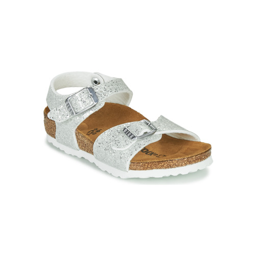 Chaussures Fille Sandales et Nu-pieds Birkenstock RIO PLAIN Blanc