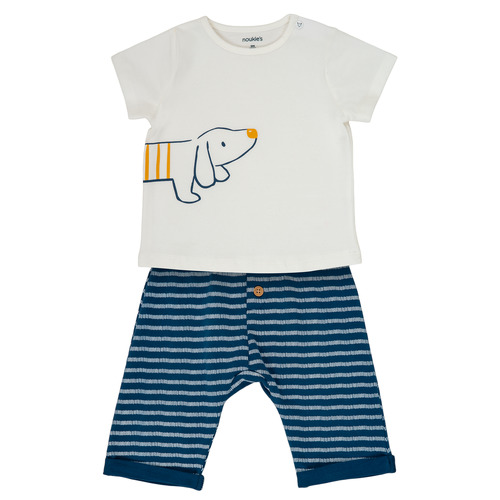 Vêtements Garçon Ensembles enfant Noukie's MALO Blanc