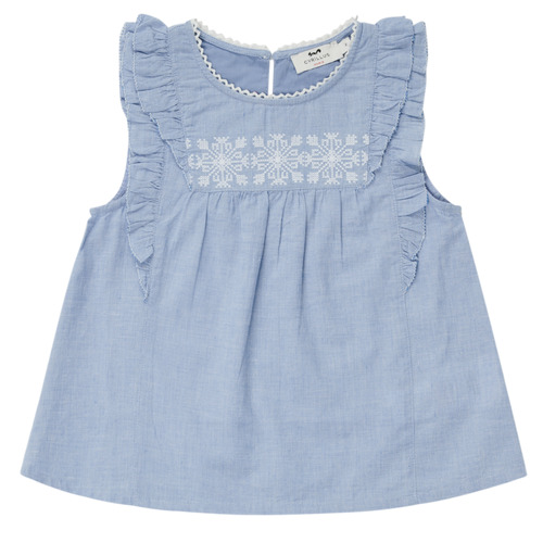 Vêtements Fille Tops / Blouses Cyrillus  FRANCINE Bleu