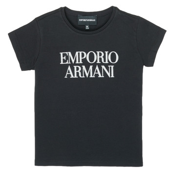 Vêtements Fille T-shirts manches courtes Emporio Armani 8N3T03-3J08Z-0999 Noir