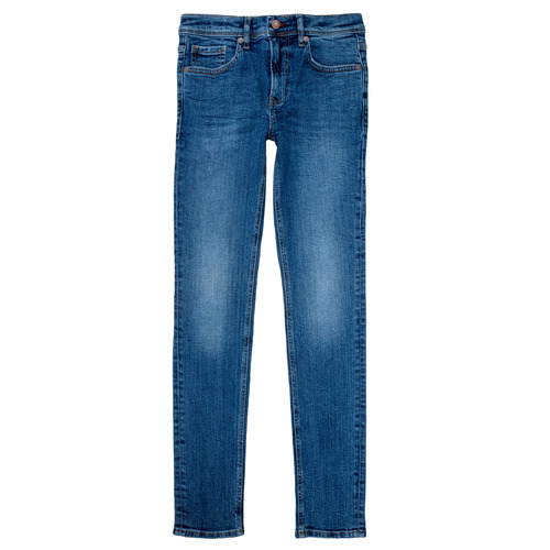 Vêtements Garçon Jeans skinny Teddy Smith FLASH Bleu