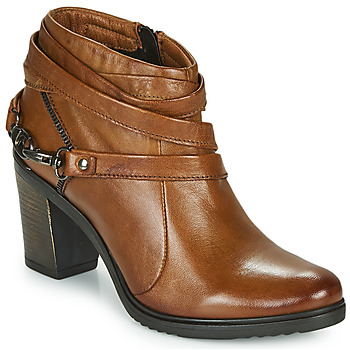 Chaussures Femme Bottines Dream in Green NEGUS Camel