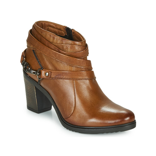 Chaussures Femme Bottines Dream in Green NEGUS Camel