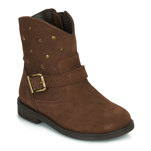 Chaussures Fille Boots Citrouille et Compagnie NESTI Marron