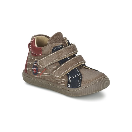 Chaussures Garçon Baskets montantes Citrouille et Compagnie THEO Taupe